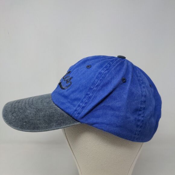 Distinctive Headwear Men's Strapback Hat Blue Embroidered Naples Florida Logo - Picture 3 of 7